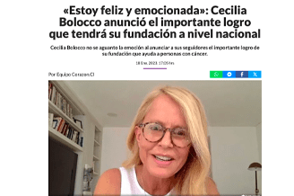 Radio Corazón: «Estoy feliz y emocionada»: Cecilia Bolocco anunció el importante logro que tendrá su fundación a nivel nacional