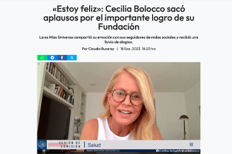 Radio Pudahuel: «Estoy feliz»: Cecilia Bolocco sacó aplausos por el importante logro de su Fundación