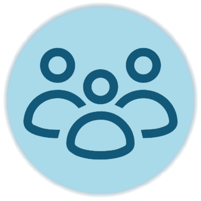 Icono conjunto de personas