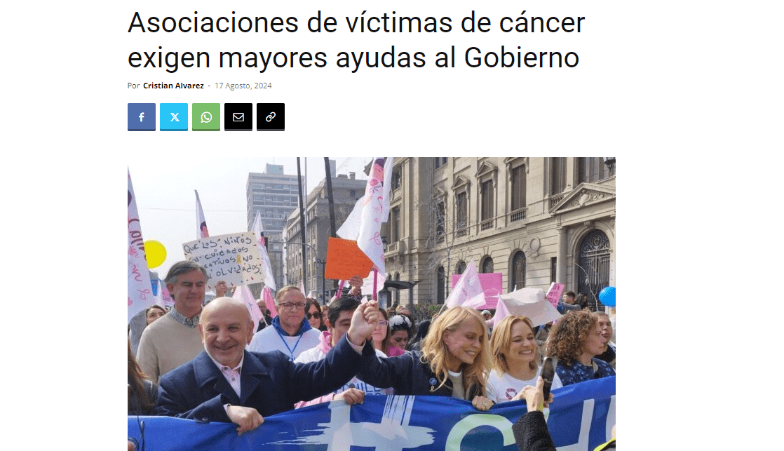 Radio Portales: Asociaciones de víctimas de cáncer exigen mayores ayudas al Gobierno