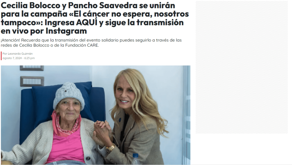 Radio Pudahuel:«El cáncer no espera, nosotros tampoco»: Ingresa AQUÍ y sigue la transmisión en vivo por Instagram