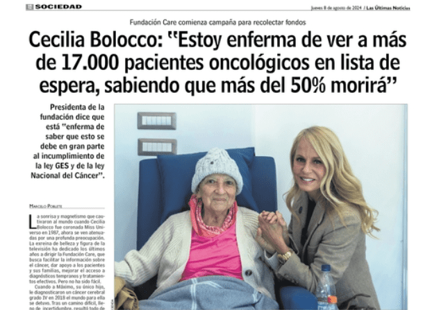 Estoy enferma de ver a más de 17.000 pacientes oncológicos en lista de espera, sabiendo que más del 50% morirá