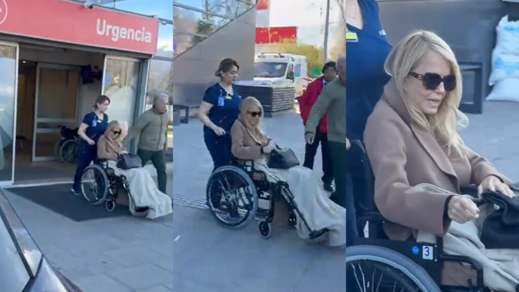 CHV Publican video de Cecilia Bolocco en silla de ruedas saliendo de urgencia de hospital