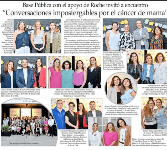 Conversaciones importergables por el cáncer de mama