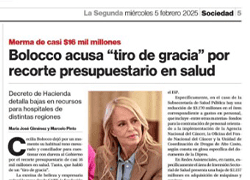 Bolocco acusa “tiro de gracia” por recorte presupuestario en salud – La Segunda
