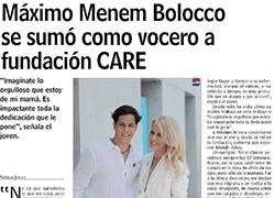 Maximo Menen Bolocco se sumó como vocero a fundación CARE – El Mercurio