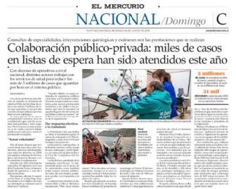 El Mercurio: Colaboración público-privada: miles de casos en listas de espera han sido atendidos este año