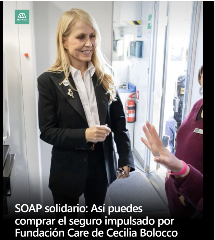 Facebook Mega: SOAP Solidario: Así puedes comprar el seguro impulsado por Fundación Care de Cecilia Bolocco